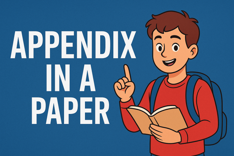 what is an appendix in a paper